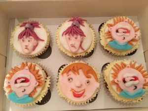 Night Owl Cakery - Cupcakes depicting characters from children,s favourite stories, handmade from sugarpaste, in box.
